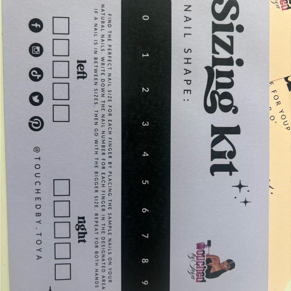 Nail sizing kits - Picture 2 of 3
